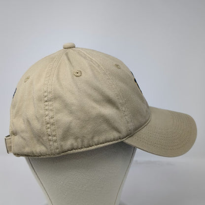 BYU Cougars NCAA Nike Hat Beige Blue Gold OSFM Underbrim Slideback Embroidered
