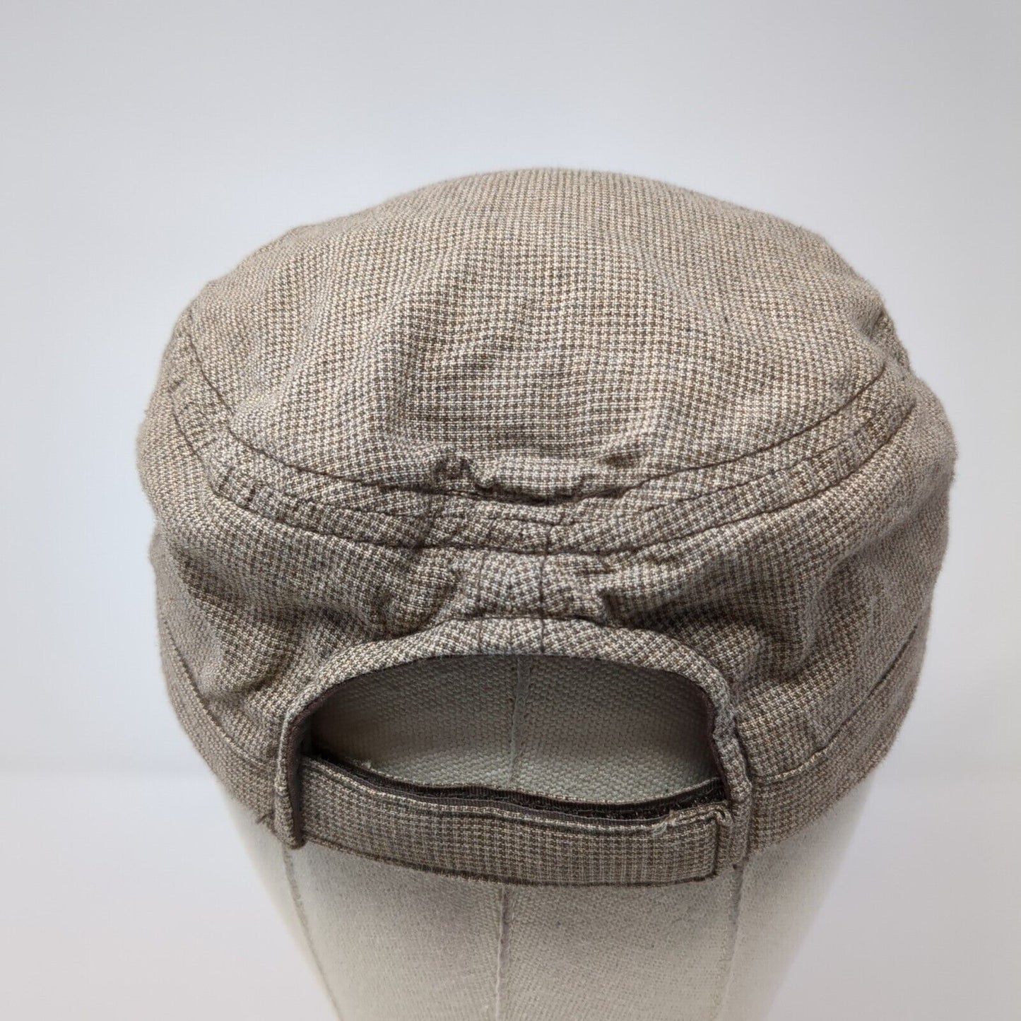 M Infinity Cadet Army Cap Brown One Size Adjustable Embroidered District