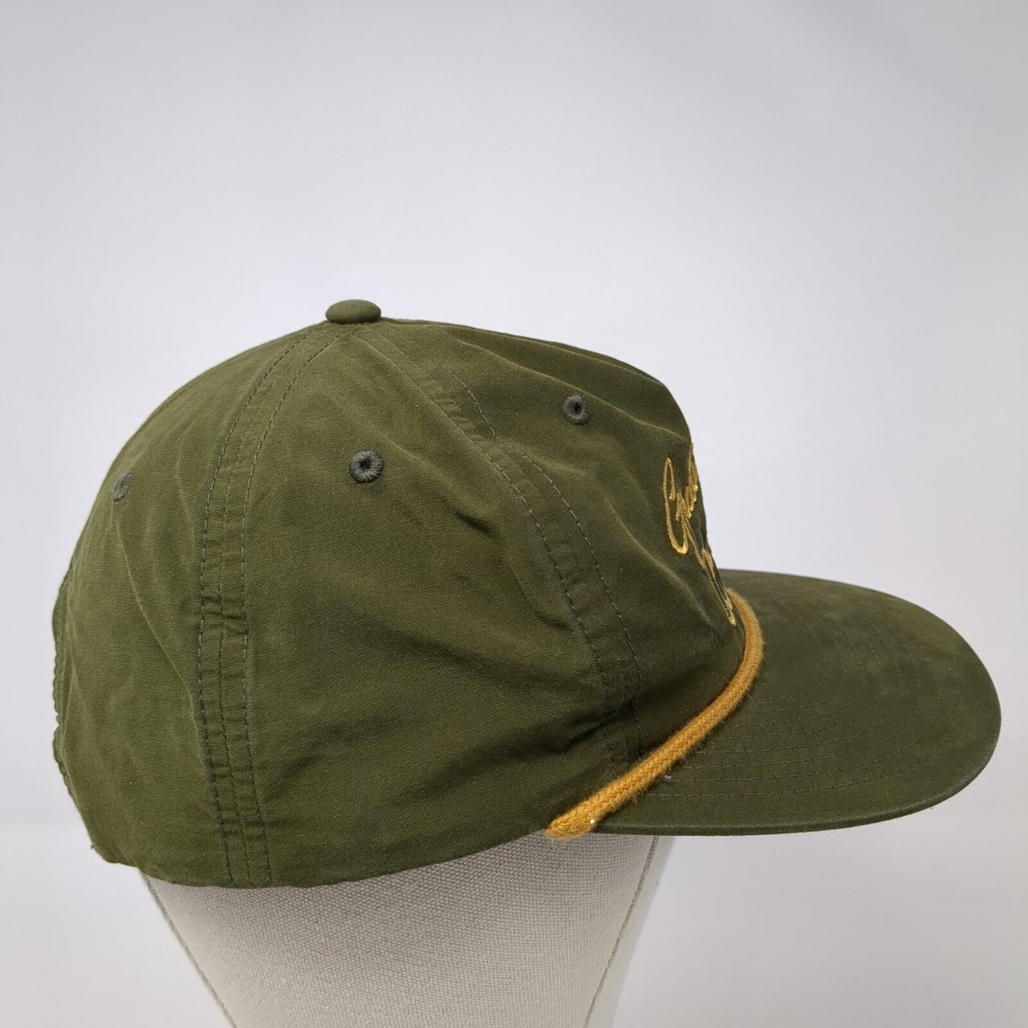 Greetings From Idaho Snapback Rope Hat Brown One Size Adjustable Outdoor