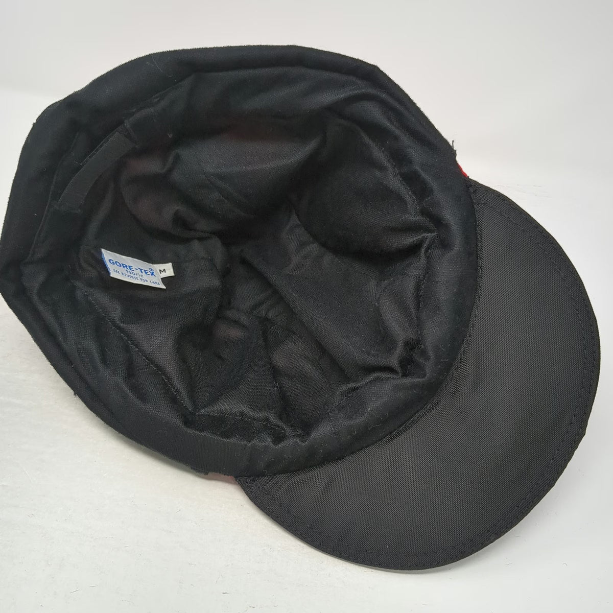 Outdoor Research Baseball Cap Red M Gore-Tex Ear Flaps Made in USA Toggle Hat