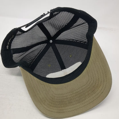 Mossberg Trucker Hat Beige Black One Size Patch Mesh Back Snapback Firearms Cap