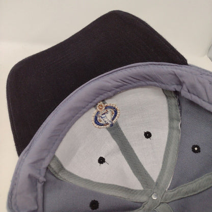 St. Maarten NA Strapback Hat Gray OSFA Colorblock Embroidered 6 Panel