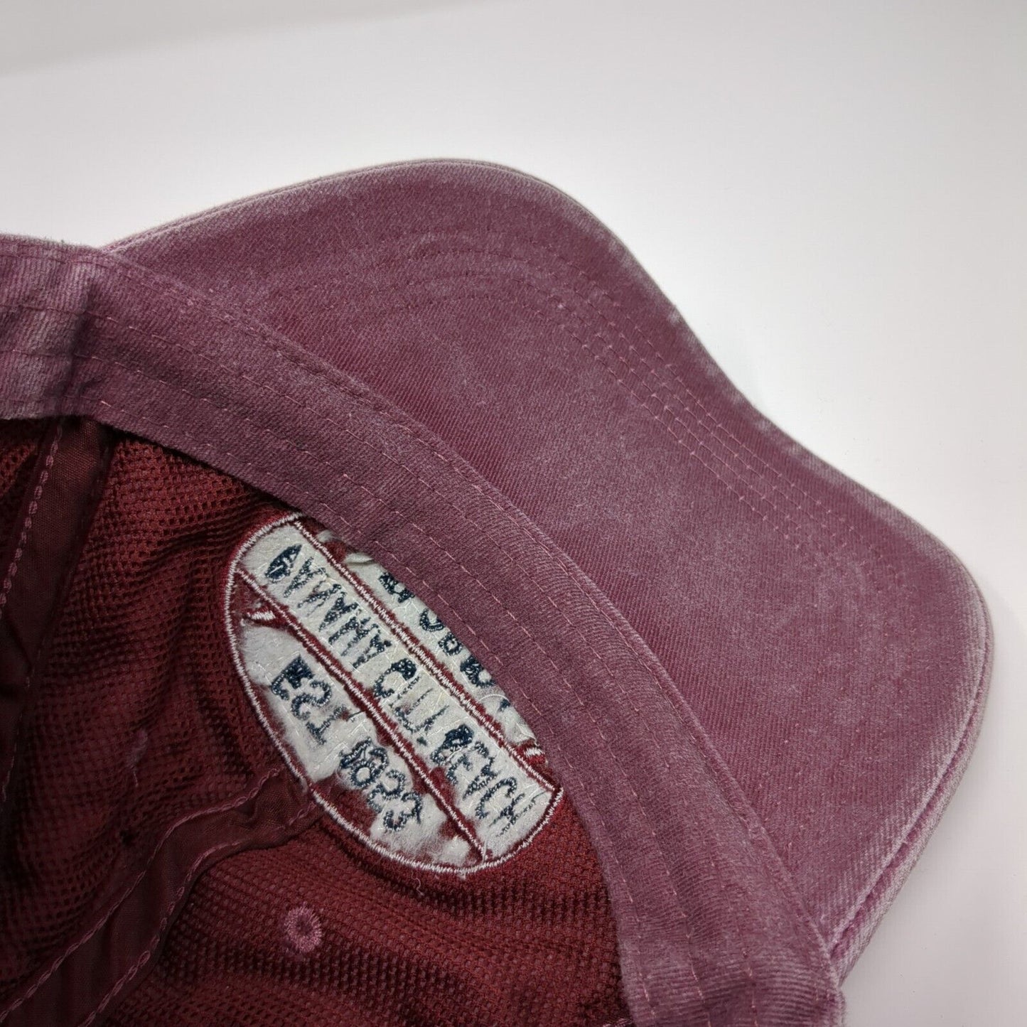 Panama City Beach Florida Slideback Hat Red One Size Adjustable DK Caps