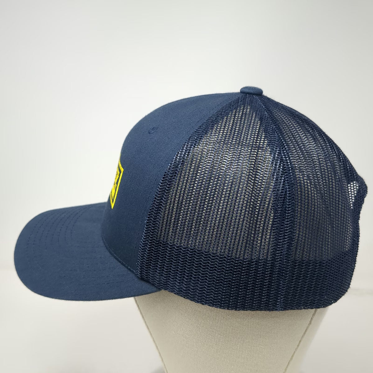 Yupoong Classics Trucker Hat Blue One Size Bretz RV & Marine Mesh Snapback
