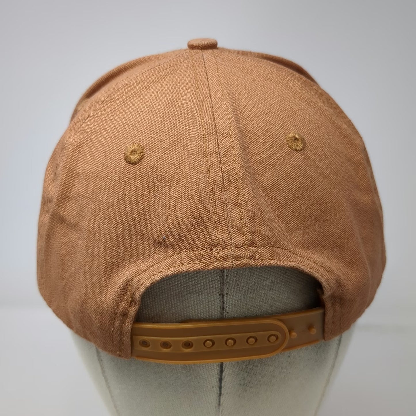 Too Turnt Trucker Brown Hat One Size Livin Script White Rope Snapback Cotton