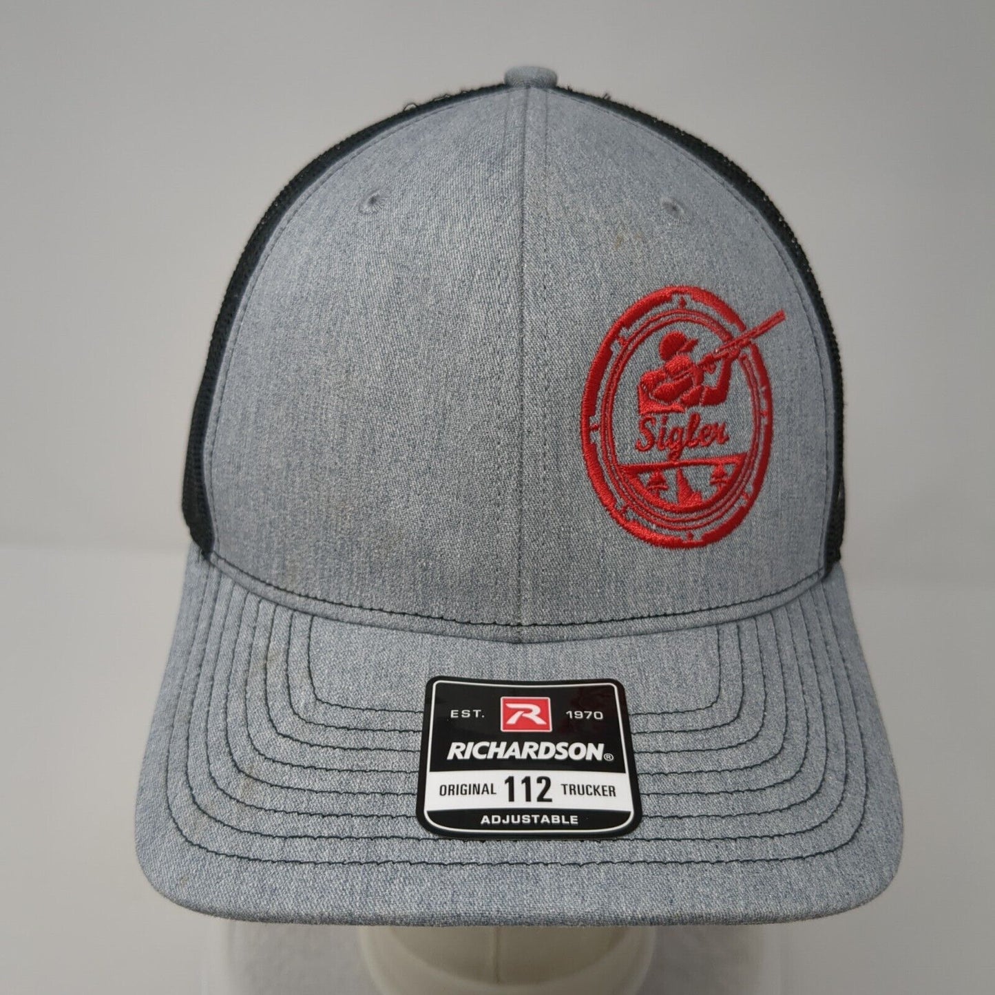 Sigler Snapback Mesh Back Trucker Hat Gray One Size Totaline Richardson