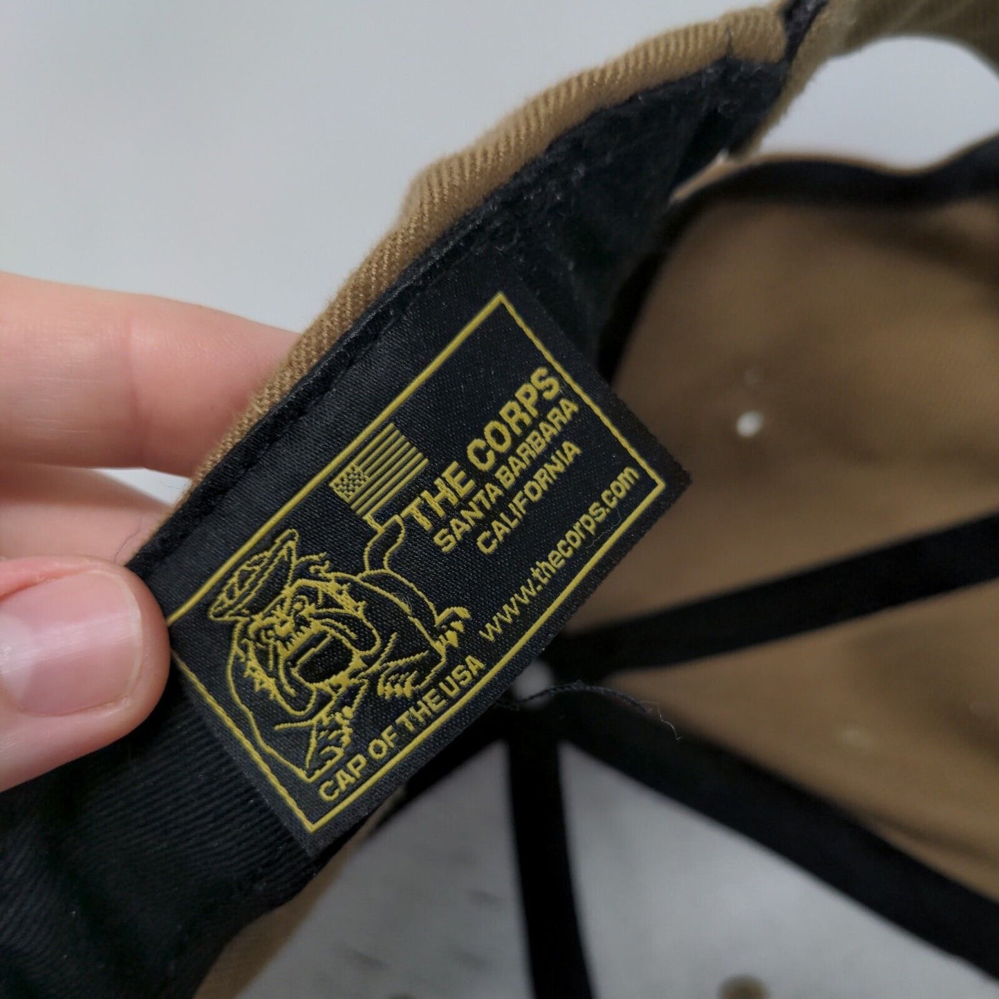 USS Indianapolis LCS 17 Strapback Hat Brown One Size Patriotic The Corps Barbara