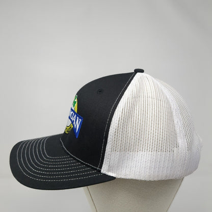 Hanigan Auto Sales Snapback Trucker Hat Black One Size Mesh Back