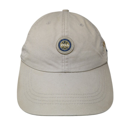 PGA Professional Golfers Association of America Strapback Hat Beige OS Ahead