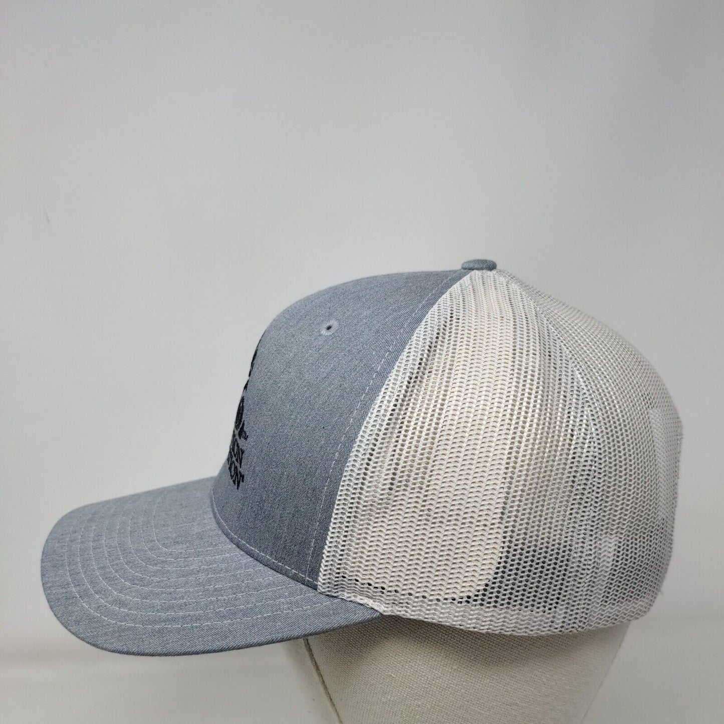 Expedition Inspiration Snapback Trucker Hat Gray One Size Mesh Back Richardson