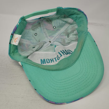 Mohr's 5 Panel Green One Size Rope Snapback Palm Tree Sailboat Purple Pink Hat