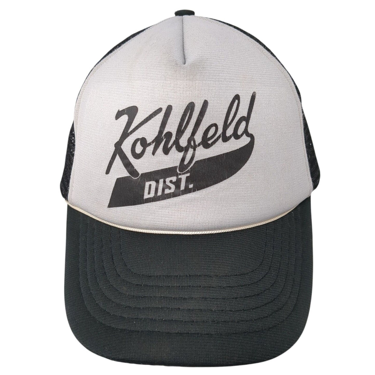 Kohlfeld Dist. Snapback Rope Trucker Hat Multicolor One Size Mesh Back