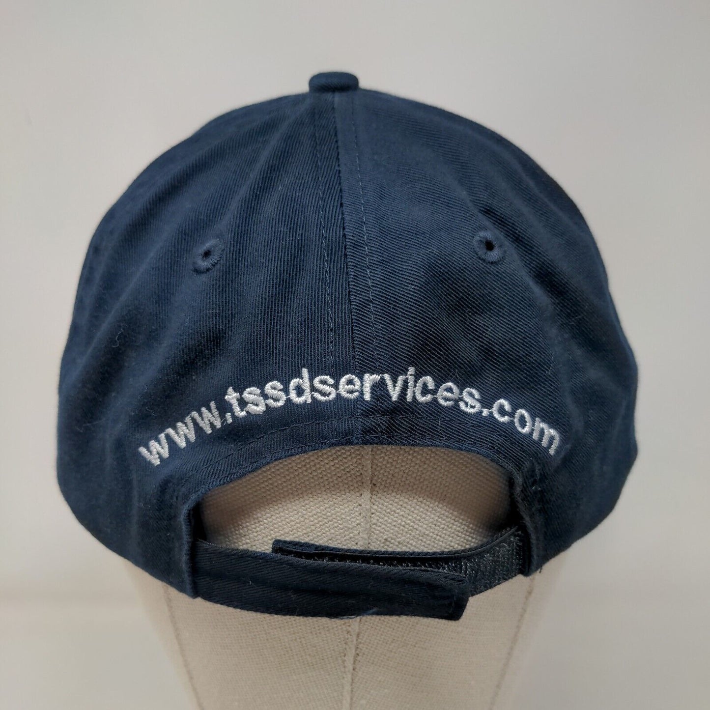 TSSD Services Inc. Strapback Hat Blue OS Adjustable Embroidered Port & Company