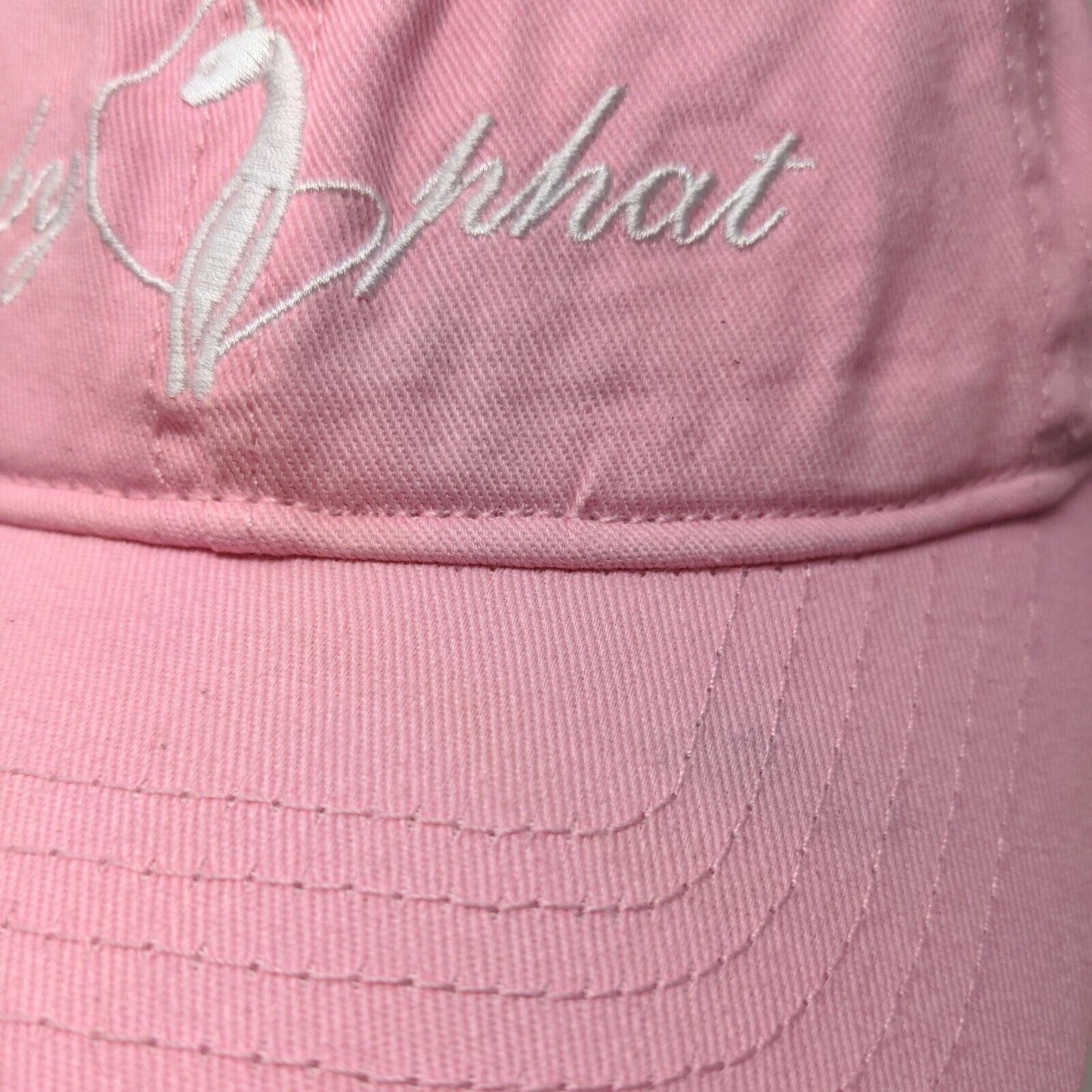 Baby Phat Women's Slideback Hat Pink Size OS Embroidered Logo 100% Cotton