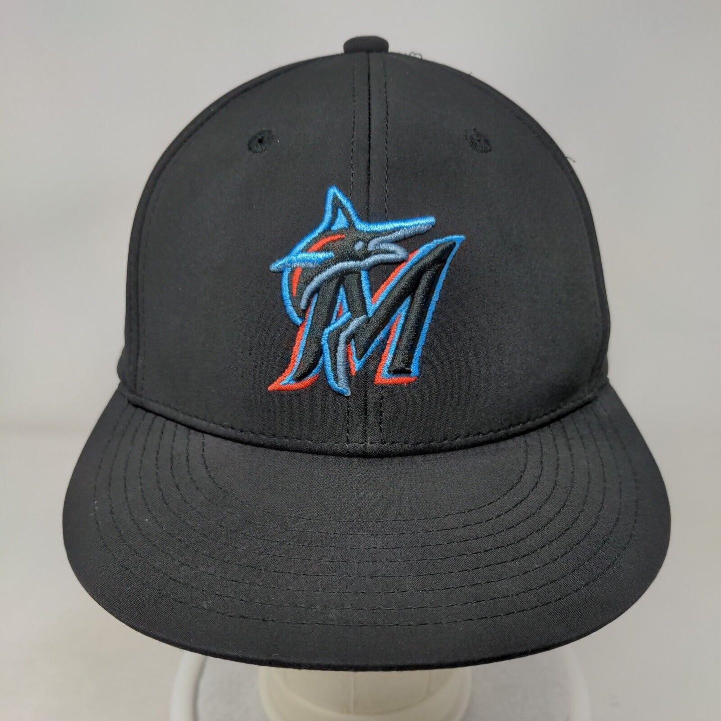 Florida Marlins Strapback Hat Black OSFM Embroidered Logo OC Sports
