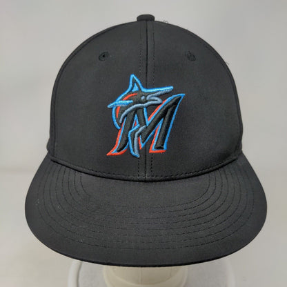 Florida Marlins Strapback Hat Black OSFM Embroidered Logo OC Sports