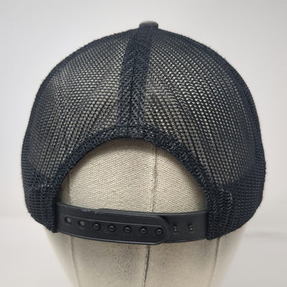 American Eagle Trucker Hat Gray One Size Mesh Snapback Green Under Visor Patch