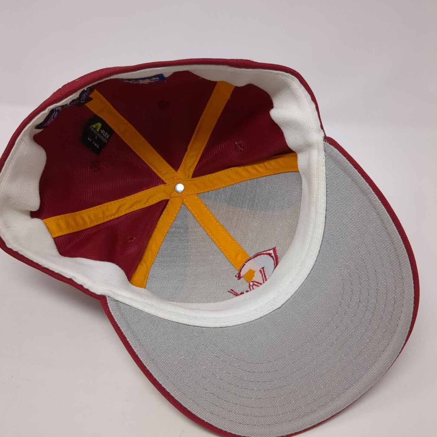 CW Fitted Hat Red Large A-Flex Embroidered 6 Panel Gametek The Game Pro