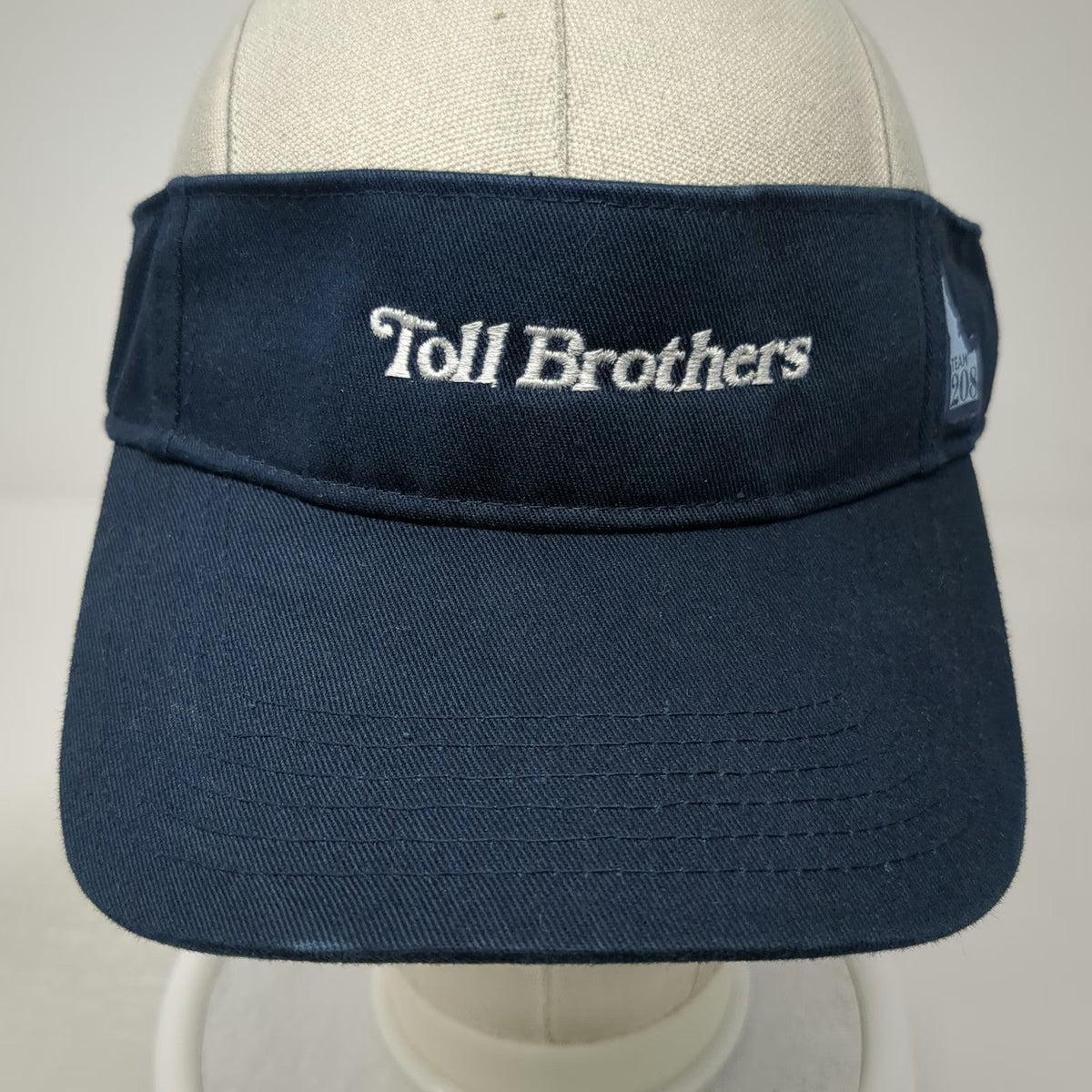 Toll Brothers Blue Visor Hat One Size Idaho Team 208 Cotton Strapback Adjustable