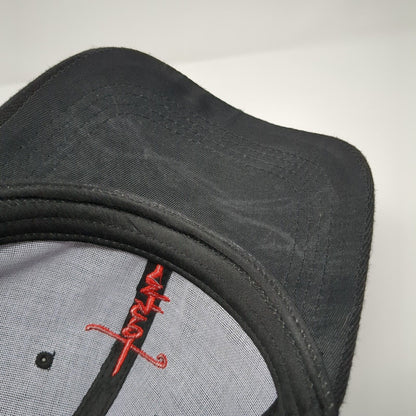 Faith Snapback Hat Black OSFA Adjustable Embroidered Patriotic 6 Panel