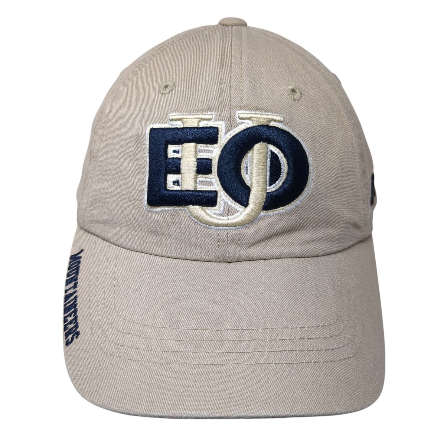 EOU Mountaineers Slideback Hat Tan One Size Adjustable Embroidered