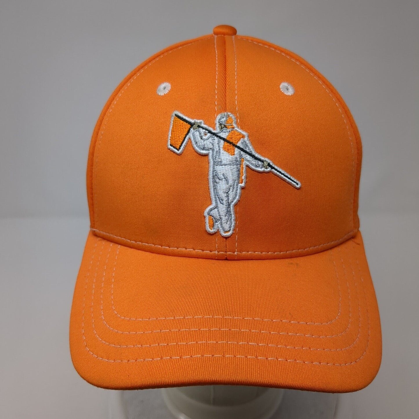 Looper Tomord Golf Fitted Hat Orange S/M Embroidered 6 Panel Polyester