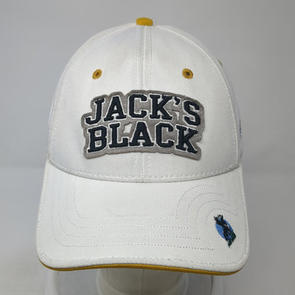 Jack's 7628 YDS Black Fitted Baseball Cap White One Size Adjustable The Game