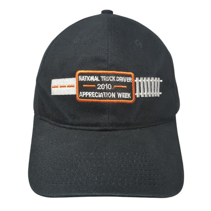 National Truck Driver Appreciation Week 2010 Strapback Hat Black One Size