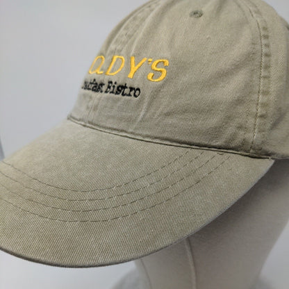 Goldy's Breakfast Bistro Slideback Hat Tan OSFA Solid Embroidered Otto