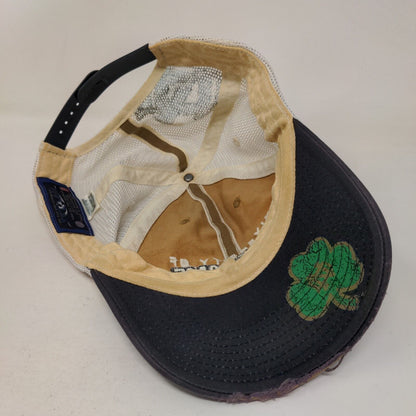 Top of the World Mens Snapback Hat Multicolor Notre Dame Fighting Irish Distress