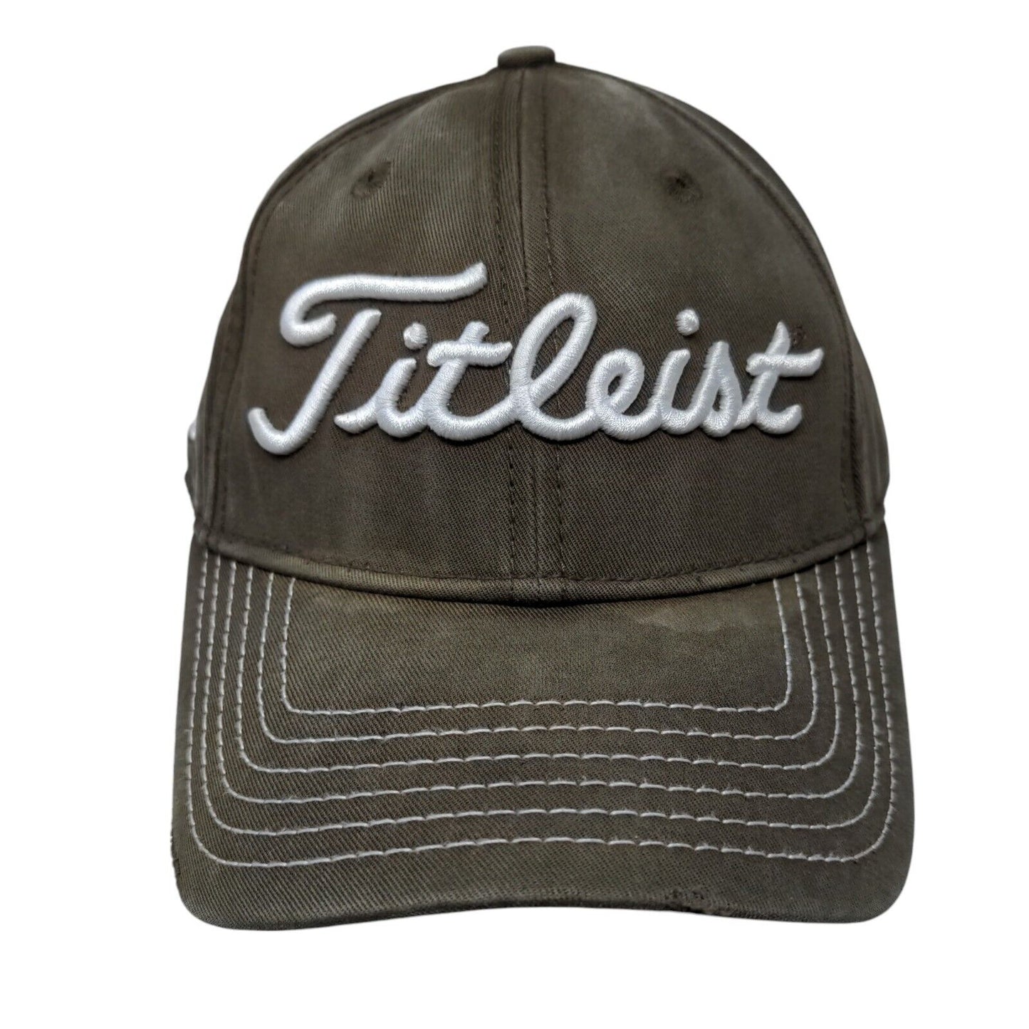 Titleist #1 Slideback Hat Brown OSFA Adjustable Embroidered New Era