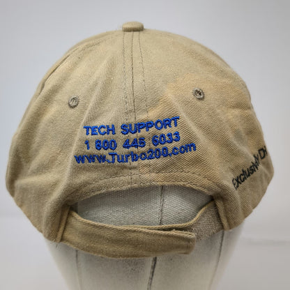 Amrad Turbo 200X Global Tech Support Hat Brown Baseball Cap One Size Strapback