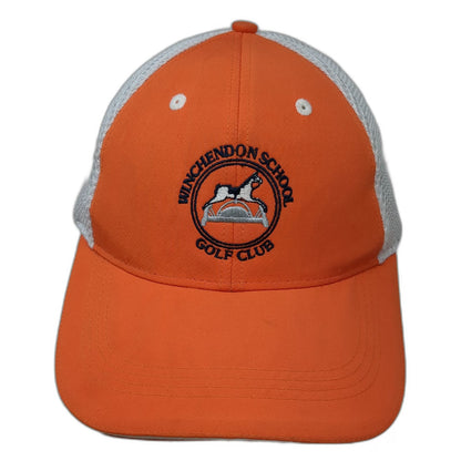 Ahead Baseball Cap Orange One Size Winchendon School Golf Club Rocking Horse Hat