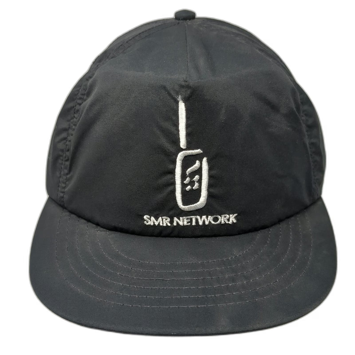 Ownco 5 Panel Black Hat One Size SMR Network Phone Graphic Snapback Made in USA