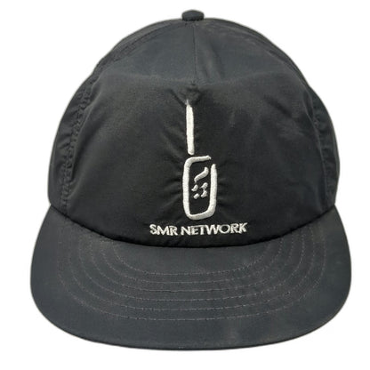 Ownco 5 Panel Black Hat One Size SMR Network Phone Graphic Snapback Made in USA