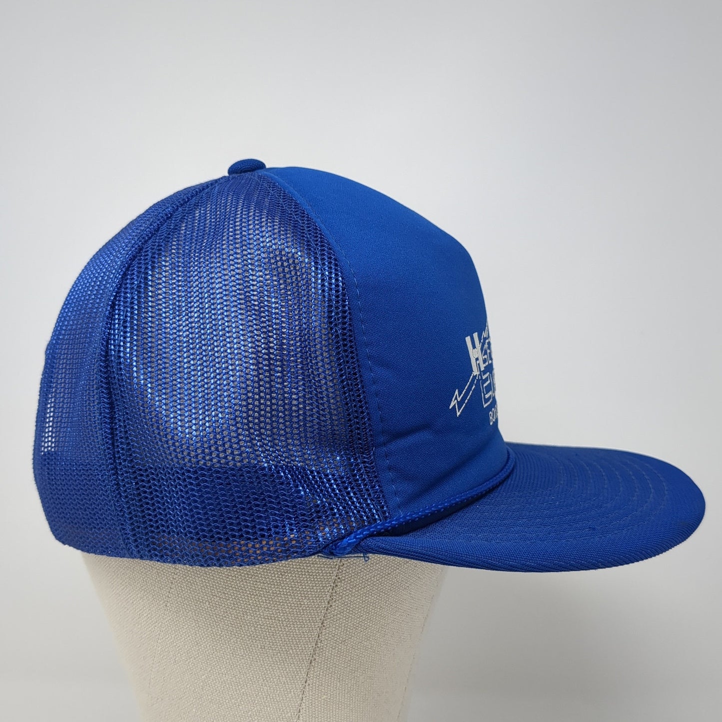 Hetherington Electric Snapback Trucker Hat Blue One Size Mesh Back