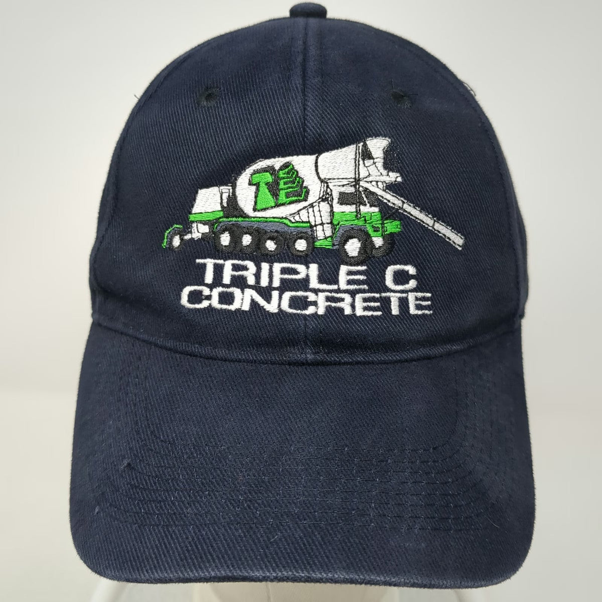 Otto Baseball Cap Blue OSFM Triple C Concrete Truck Embroidered Strapback hat