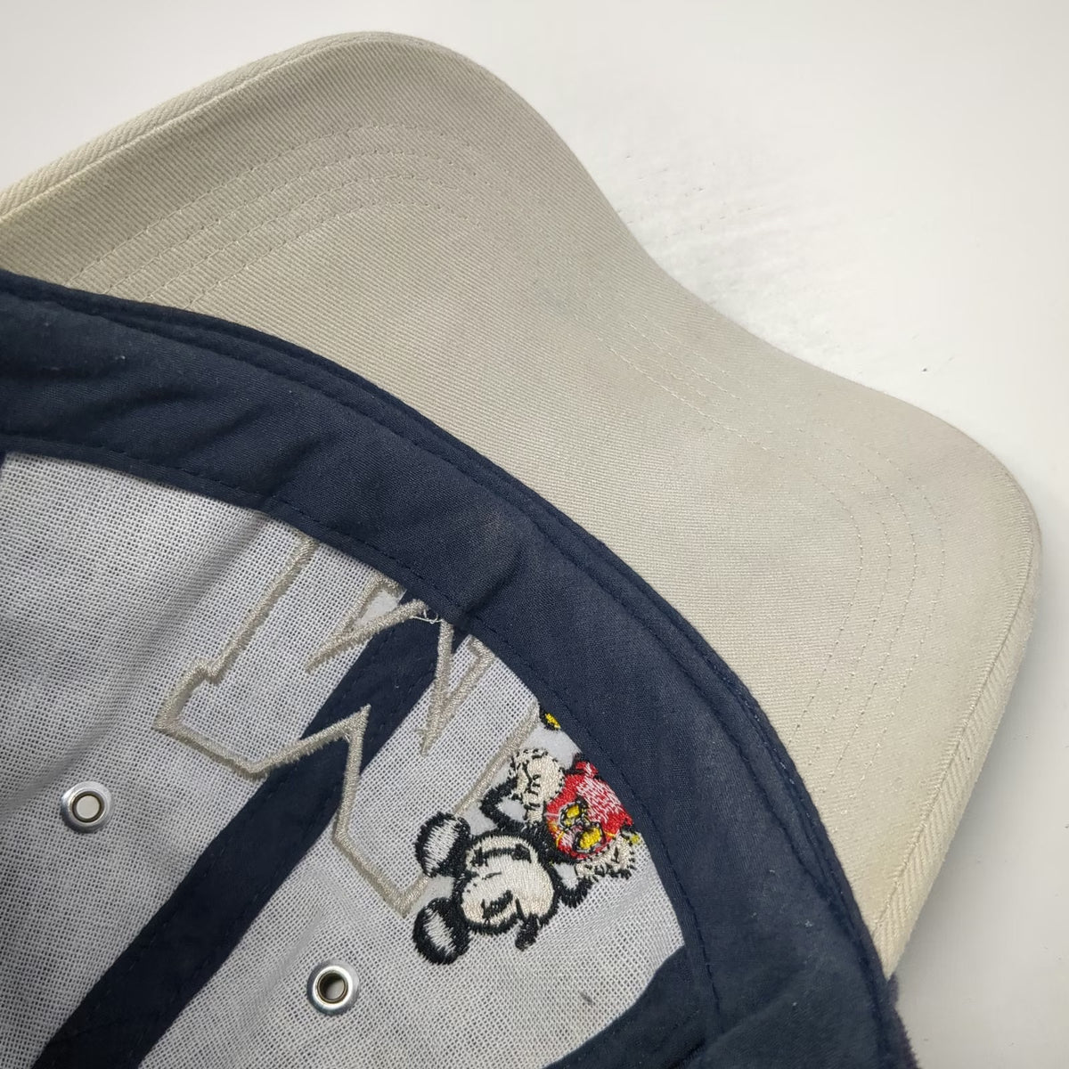 Disneyland Resort Baseball Cap Hat Blue One Size Mickey Mouse M Embroidered