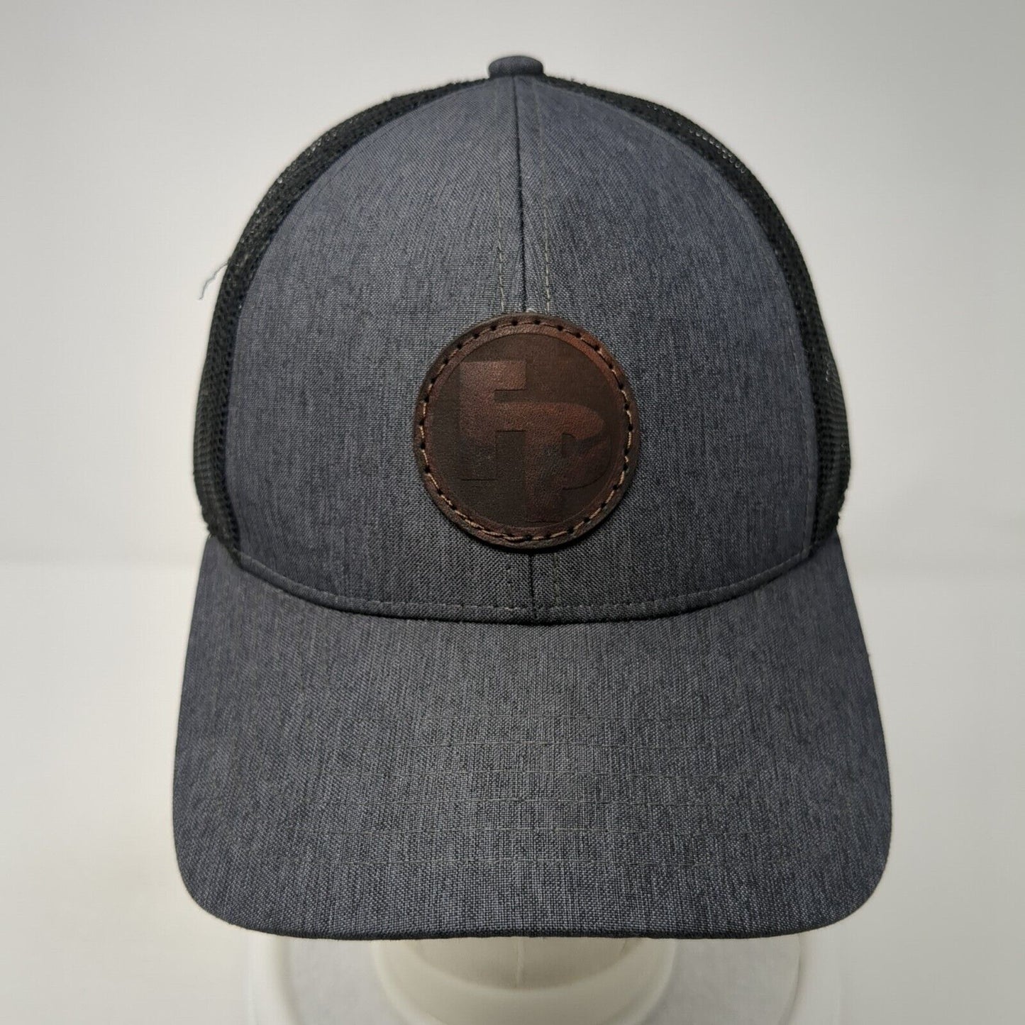 FP Patch Snapback Mesh Back Trucker Hat Gray One Size Outdoor Cap