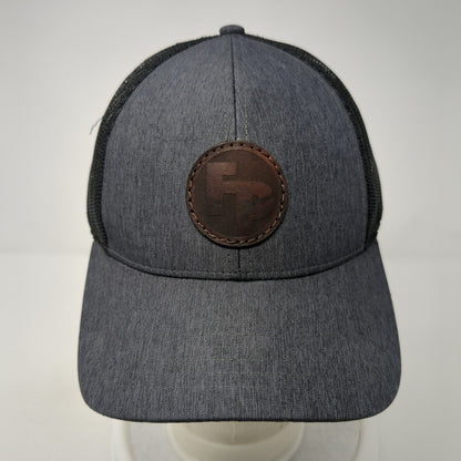 FP Patch Snapback Mesh Back Trucker Hat Gray One Size Outdoor Cap