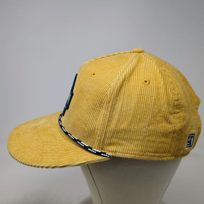 The Game 5 Panel Yellow One Size Corduroy Lake Tahoe Red Hut Rope Slideback Hat