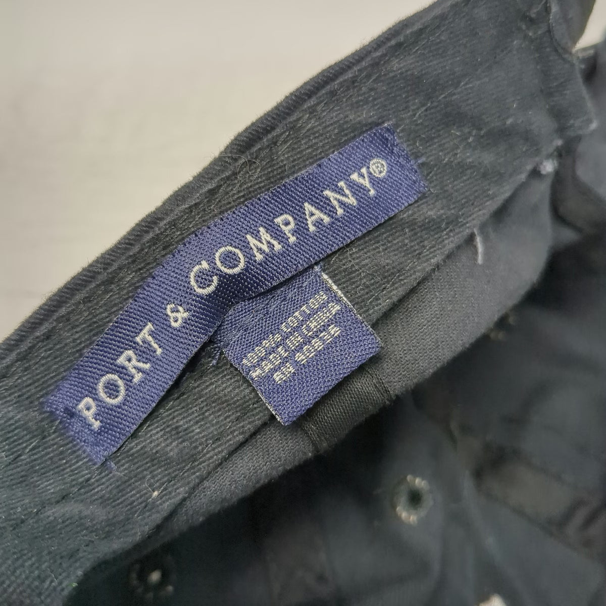 Port & Company Baseball Cap Black One Size In-Shape Health Clubs Logo Cotton Hat