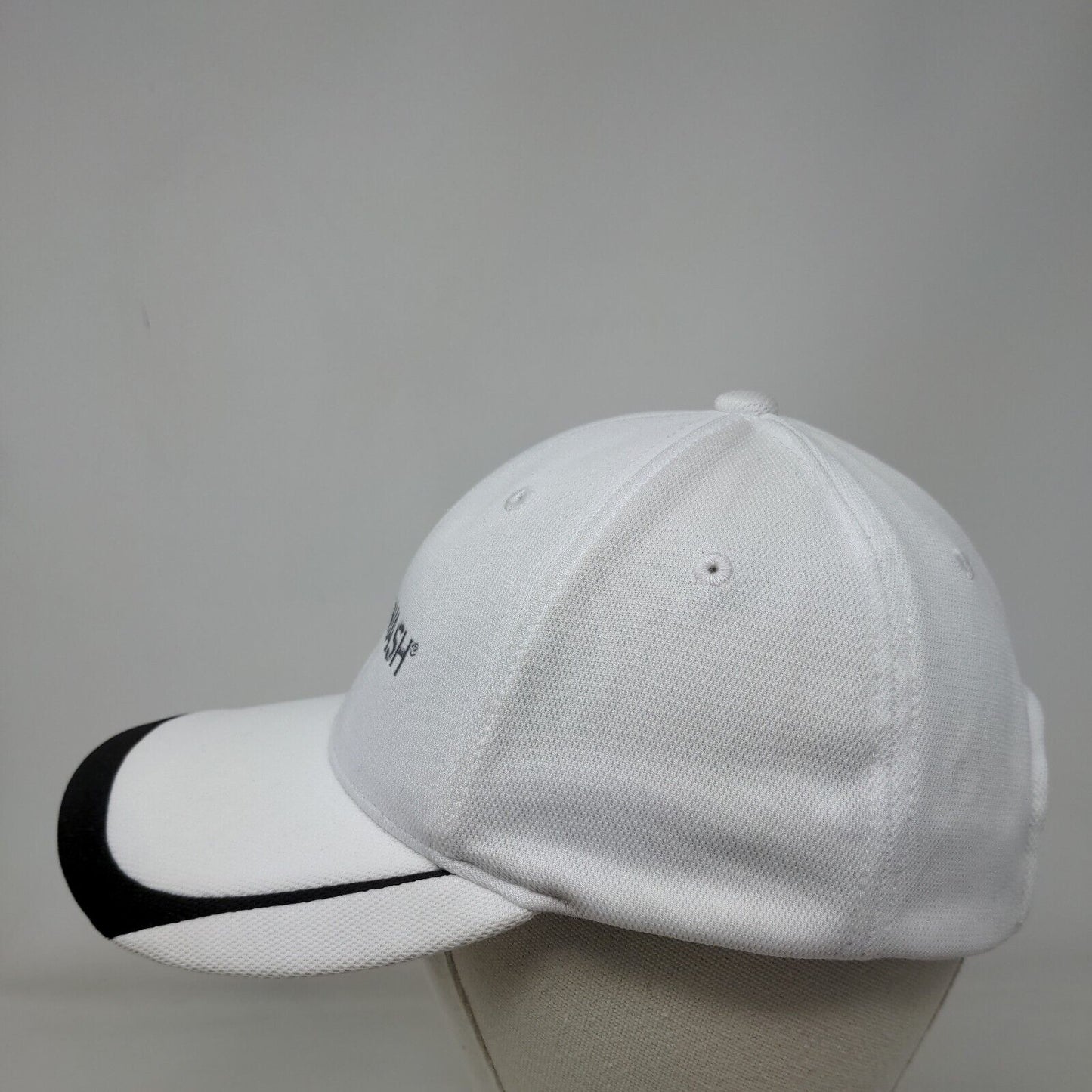 Gear Wash Strapback Hat White One Size Embroidered 6 Panel Sport-Tek