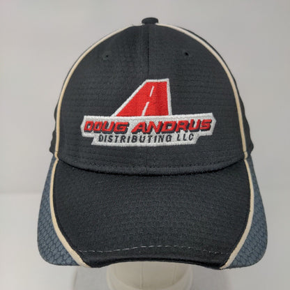 Doug Andrus Distributing LLC Over 80 Years Fitted Hat Black L/XL 6 Panel New Era