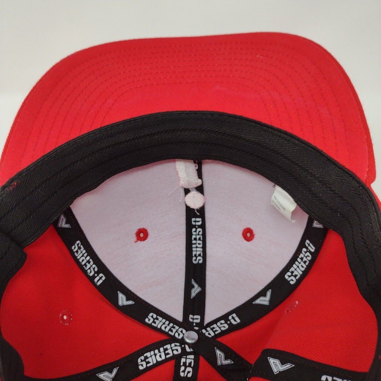 Info Icon Fitted Hat Red 7 3/8-8 Lightweight Pac-Flex D-Series Pacific Headwear