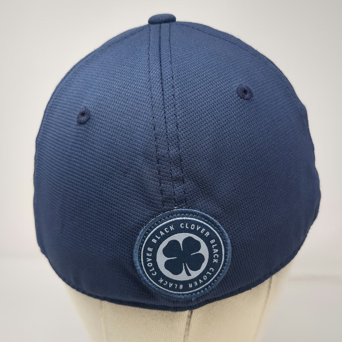 Black Clover Baseball Cap Blue M Clover Live Lucky Stretch Fit Textured Hat