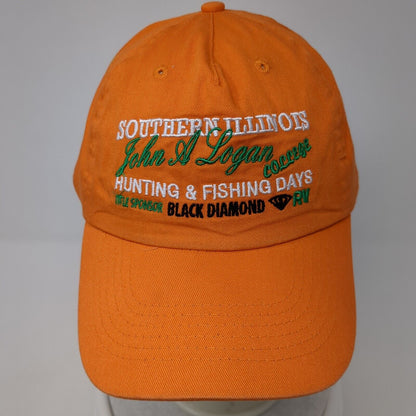 Southern Illinois John A Logan College Black Diamond Strapback Hat Orange OS