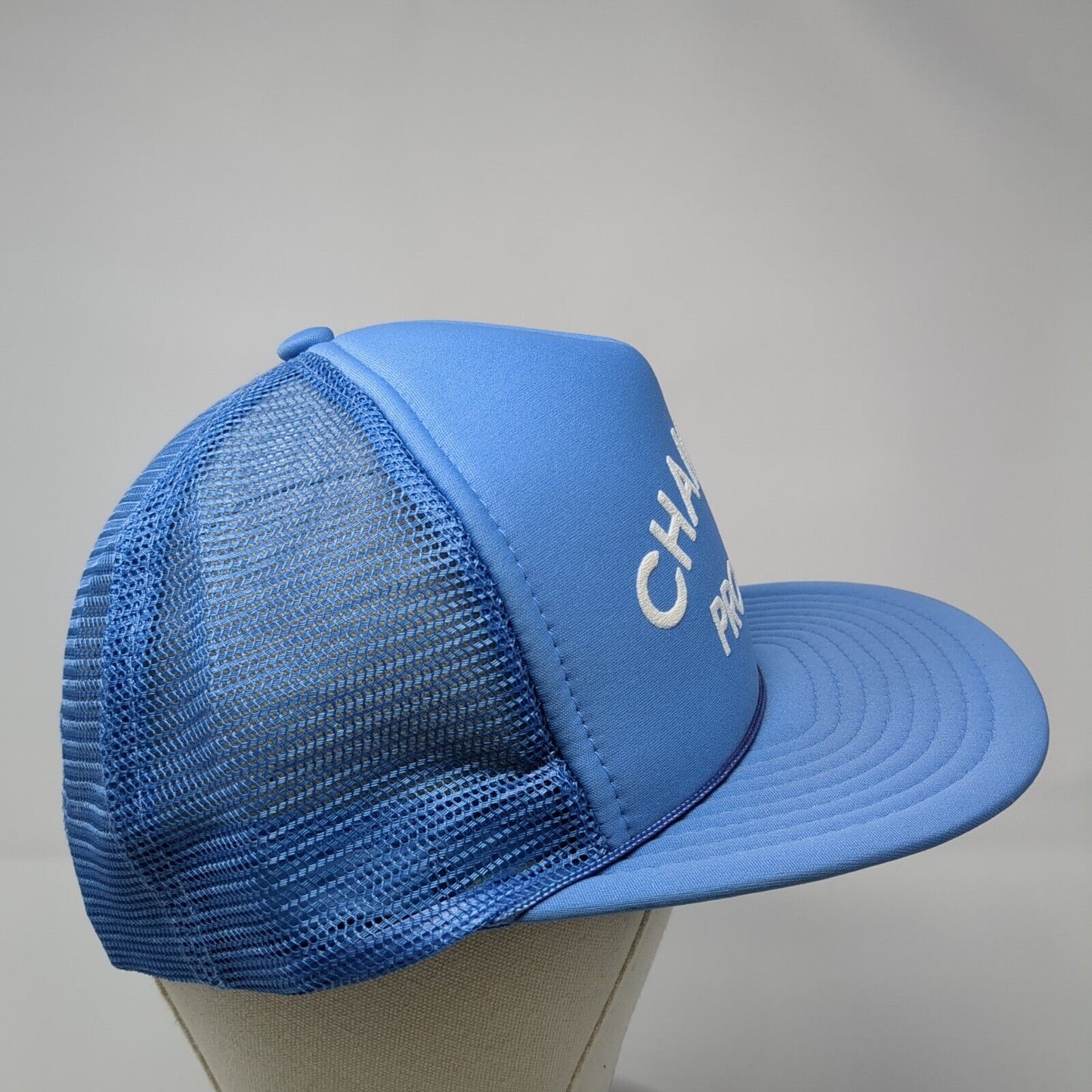 Champion Pro-III Snapback Rope Trucker Hat Blue One Size Mesh Back