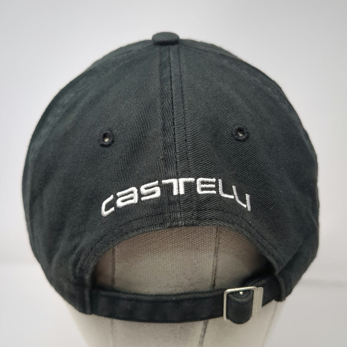 Castelli Baseball Cap Black One Size Slideback Scorpion Italian Flag Hat