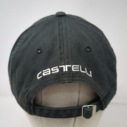 Castelli Baseball Cap Black One Size Slideback Scorpion Italian Flag Hat